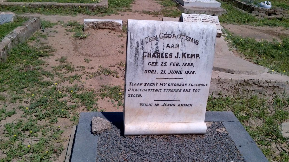 KEMP Charles J. 1882-1936