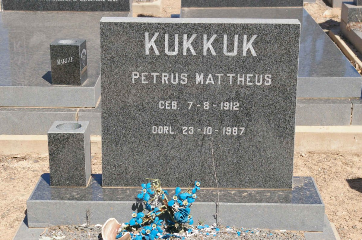 KUKKUK Petrus Mattheus 1912-1987