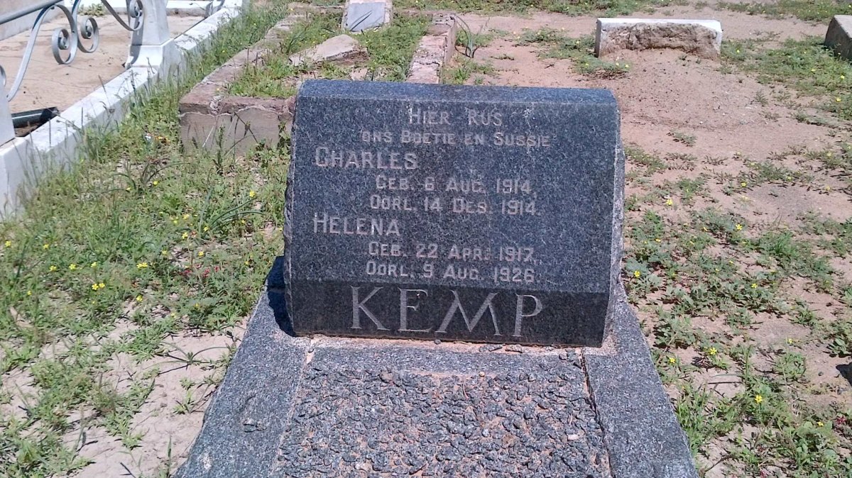 KEMP Helena 1917-1926 :: KEMP Charles 1914-1914