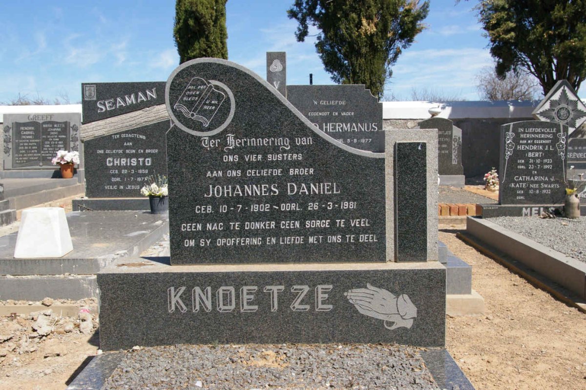 KNOETZE Johannes Daniel 1902-1981