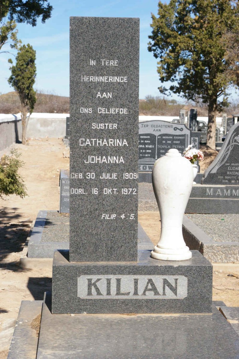 KILIAN Catharina Johanna 1909-1972