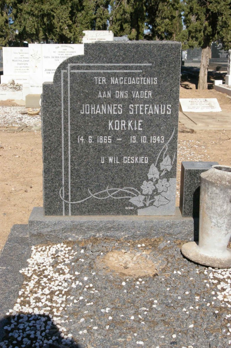 KORKIE Johannes Stefanus 1865-1943