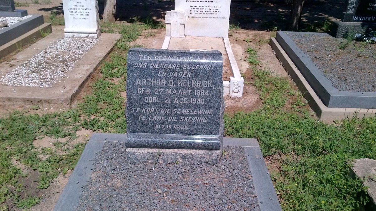 KELBRICK Arthur D. 1864-1940
