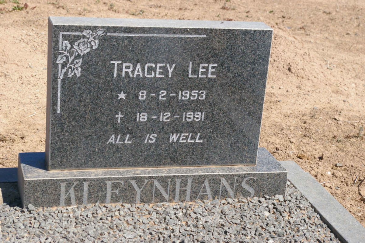 KLEYNHANS Tracey Lee 1953-1991