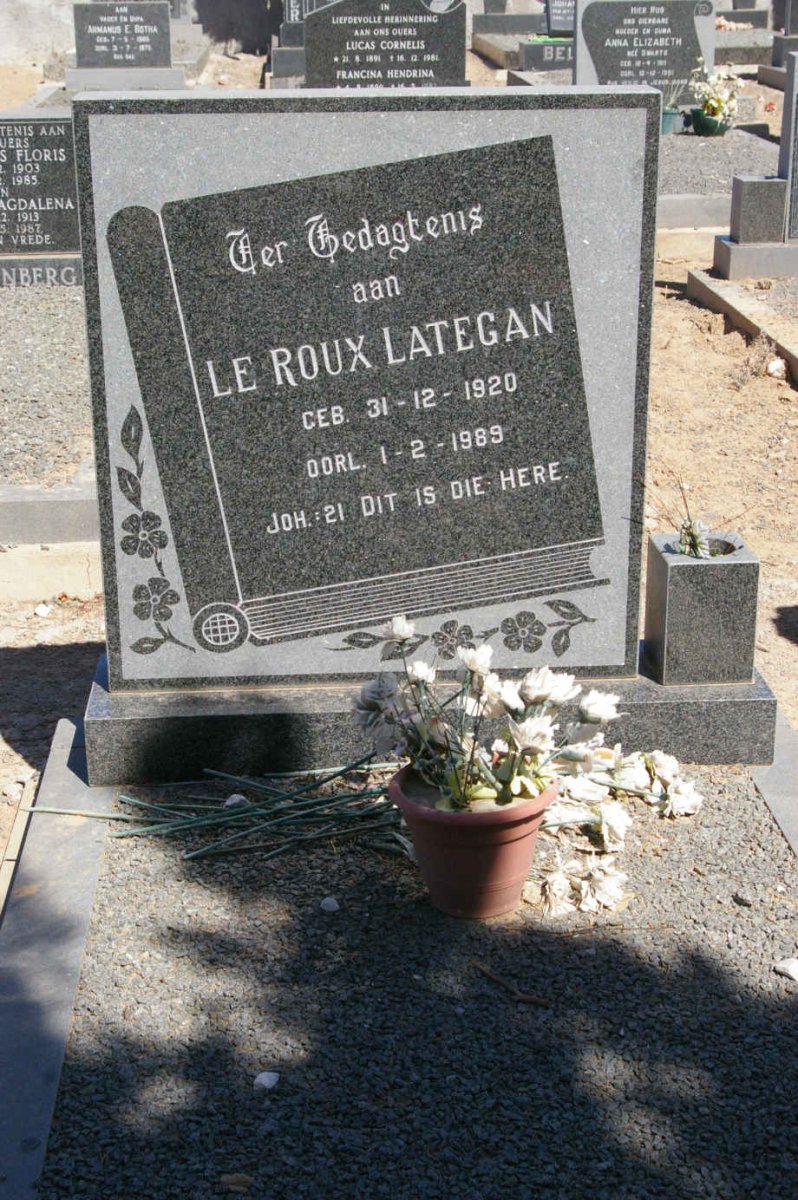 LATEGAN Le Roux 1920-1989