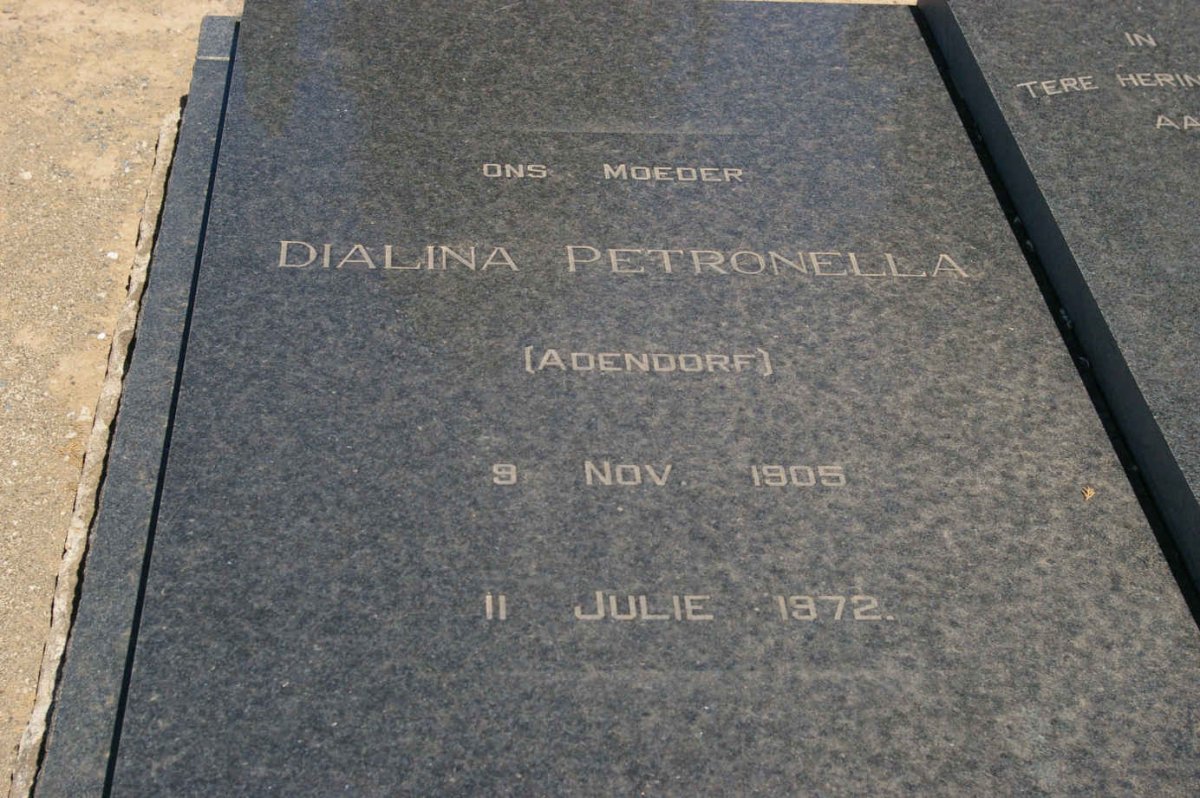 LAAS Jan Christoffel 1903-1972 &amp; Dialina Petronella ADENDORF 1905-1972