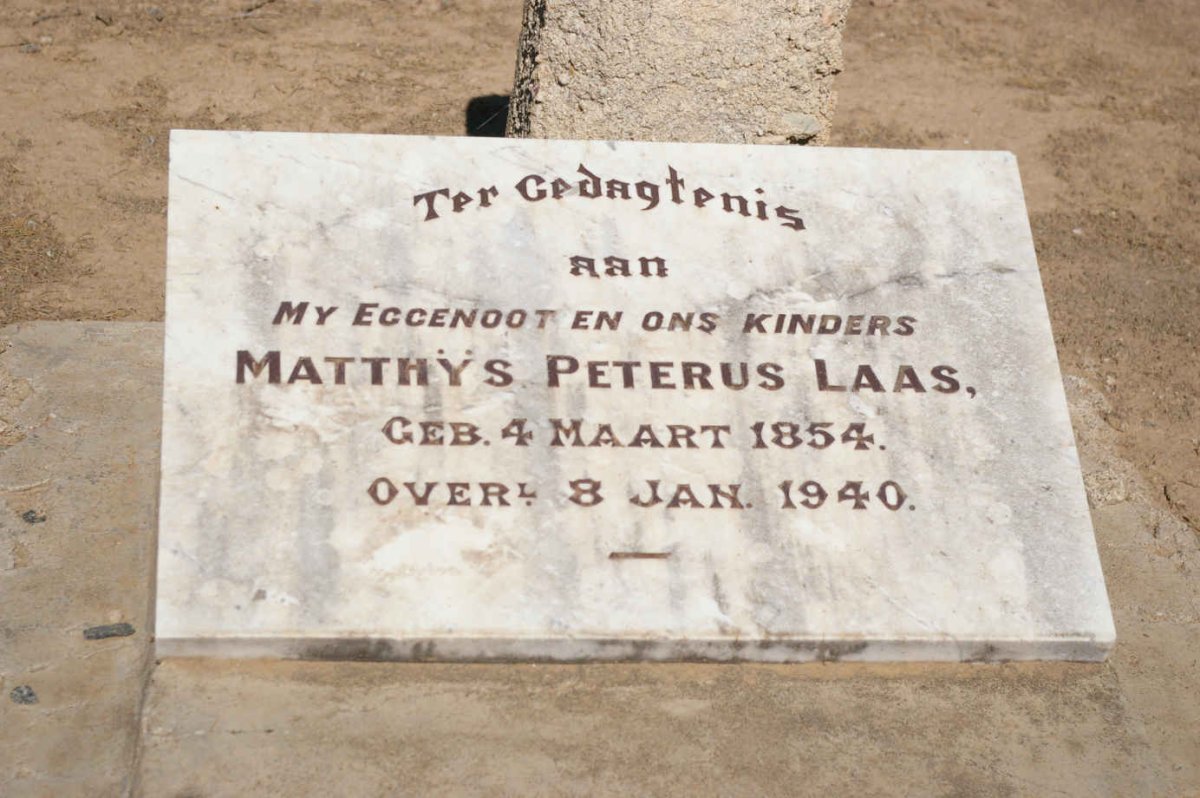 LAAS Matthys Peterus 1854-1940 &amp; Fredrika E.M. KOEN 1869-1945