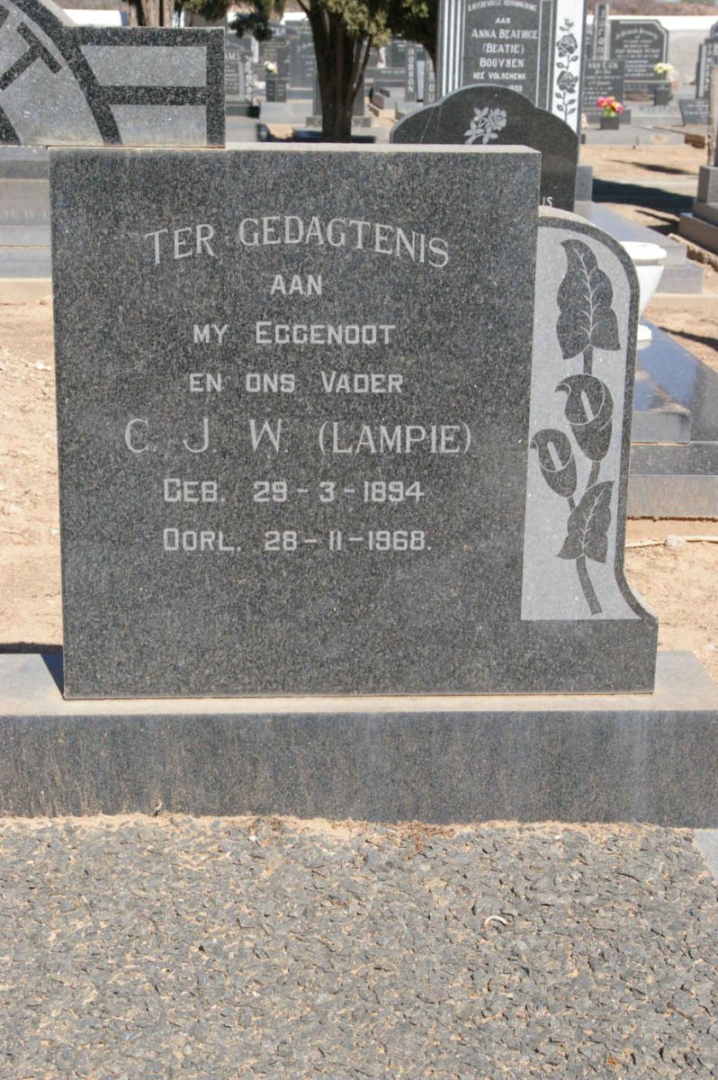 LAMBRECHT C.J.W. 1894-1968