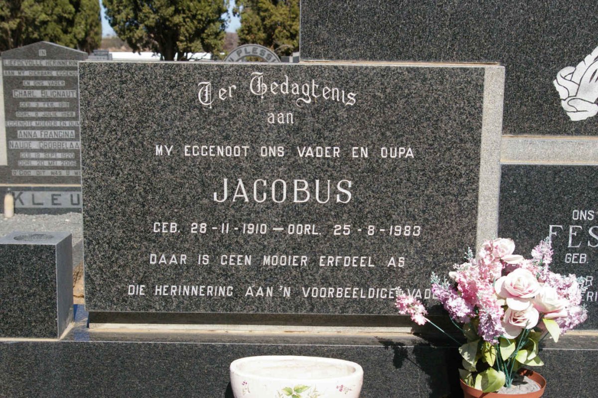 LATEGAN Jacobus 1910-1983 &amp; Festha Millie 1912-2003
