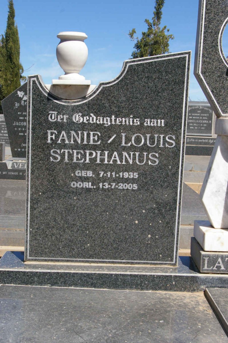 LATEGAN Louis Stephanus 1935-2005 :: LATEGAN Gawie 1958-2002