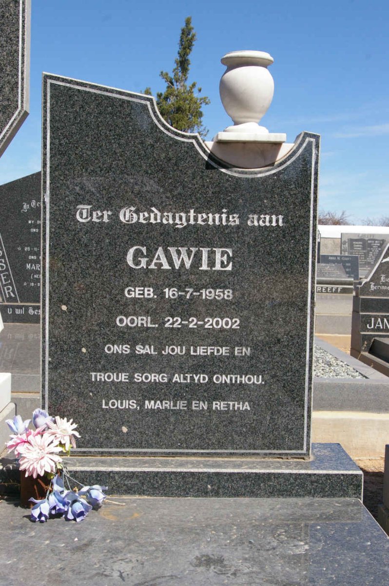 LATEGAN Louis Stephanus 1935-2005 :: LATEGAN Gawie 1958-2002