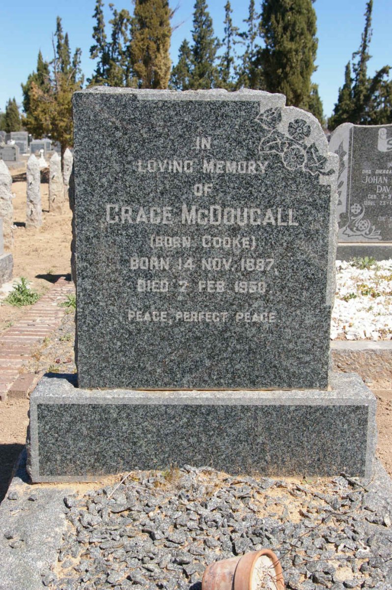 McDOUGALL Grace nee COOKE 1887-1950