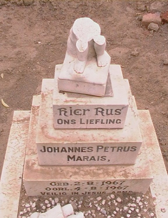 MARAIS Johannes Petrus 1967-1967