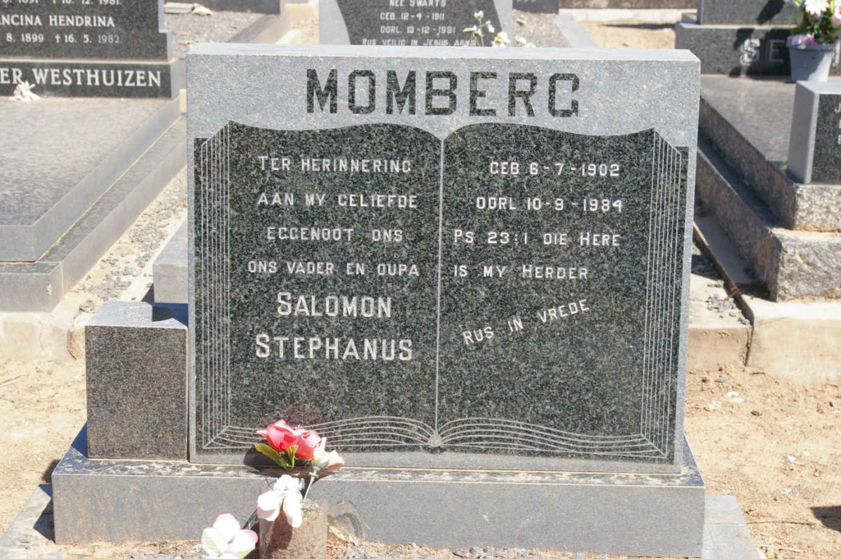 MOMBERG Salomon Stephanus 1902-1984