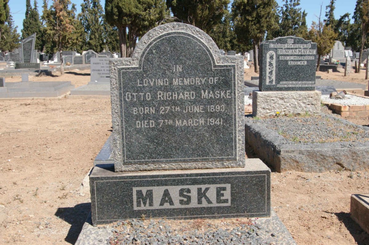 MASKE Otto Richard 1893-1941