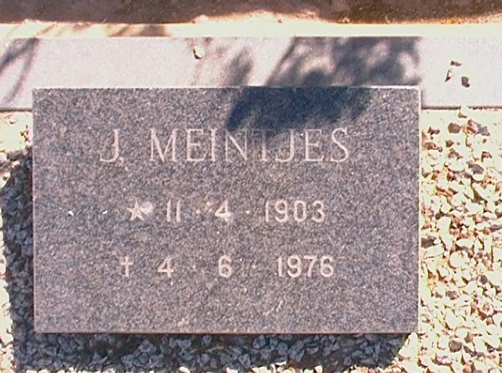 MEINTJES J. 1903-1976