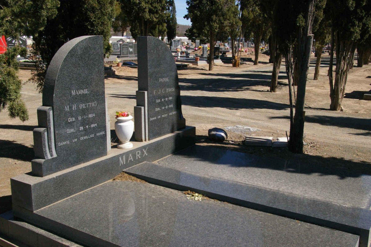 MARX F.J.C. 1901-1972 &amp; M.H. 1904-1984