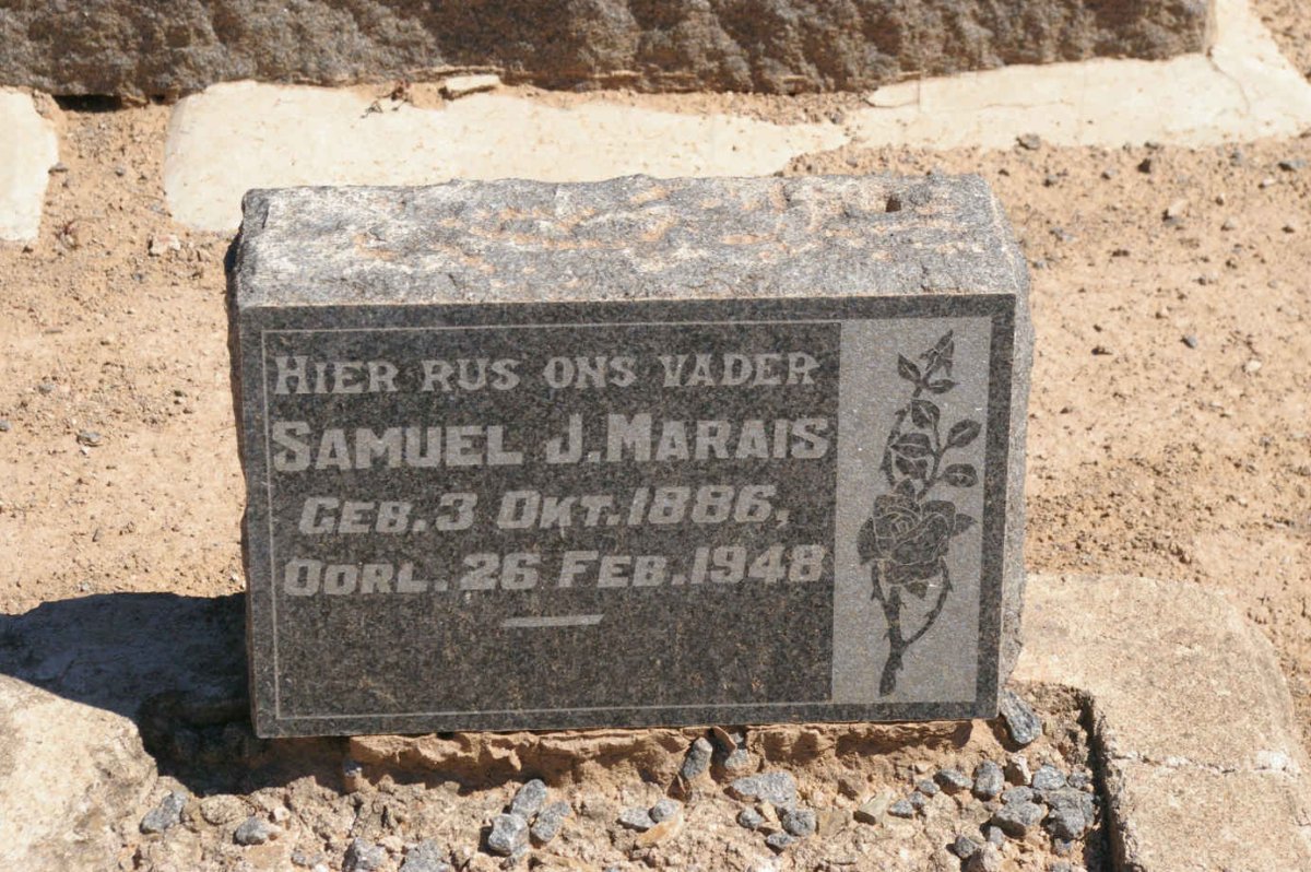 MARAIS Samuel J. 1886-1948