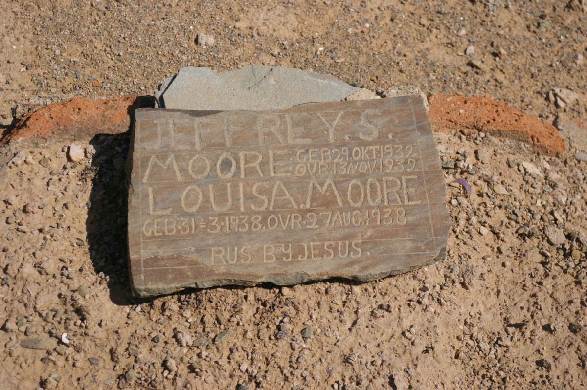 MOORE Jeffrey S. 1932-1932 :: MOORE Louisa 1938-1938