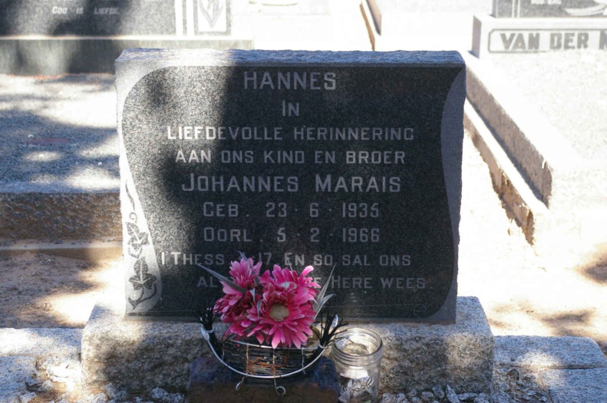 MARAIS Johannes 1935-1966