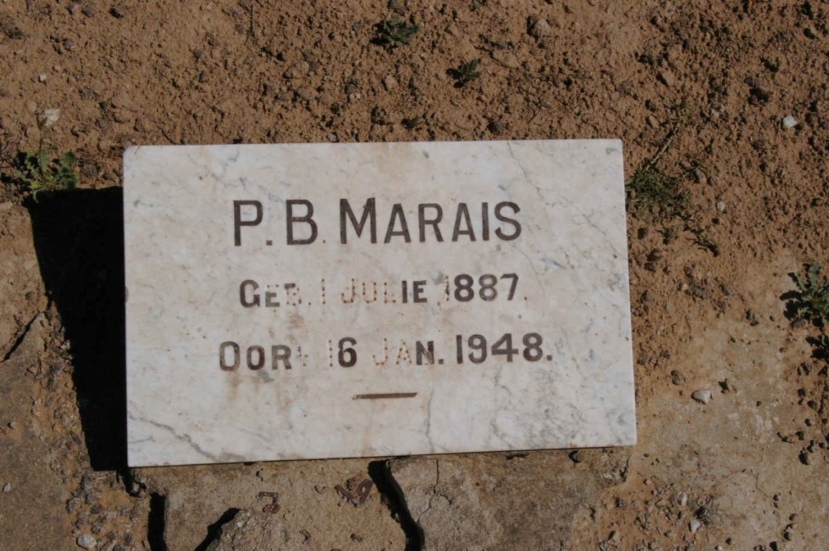 MARAIS P.B. 1887-1948