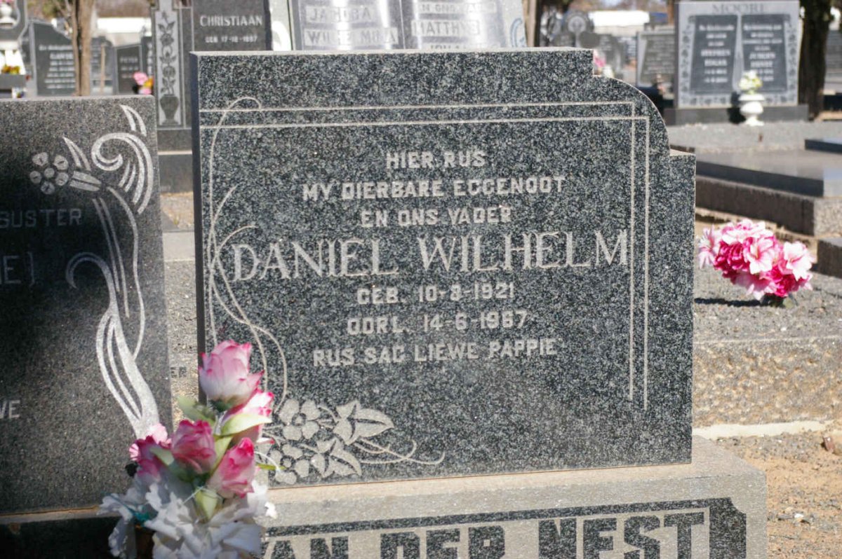 NEST Daniel Wilhelm, van der 1921-1967
