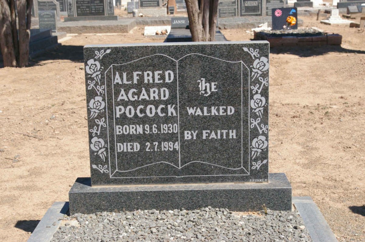 POCOCK Alfred Agard 1930-1994