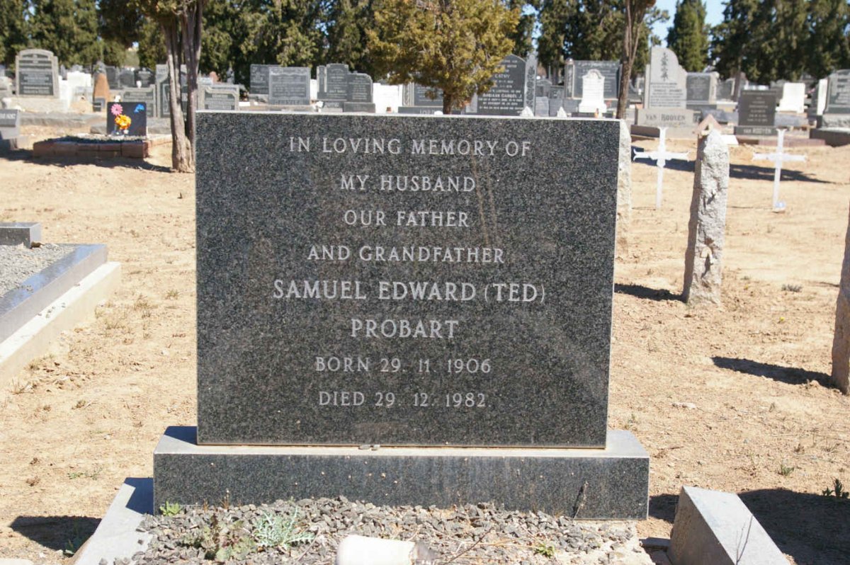 PROBART Samuel Edward 1906-1982