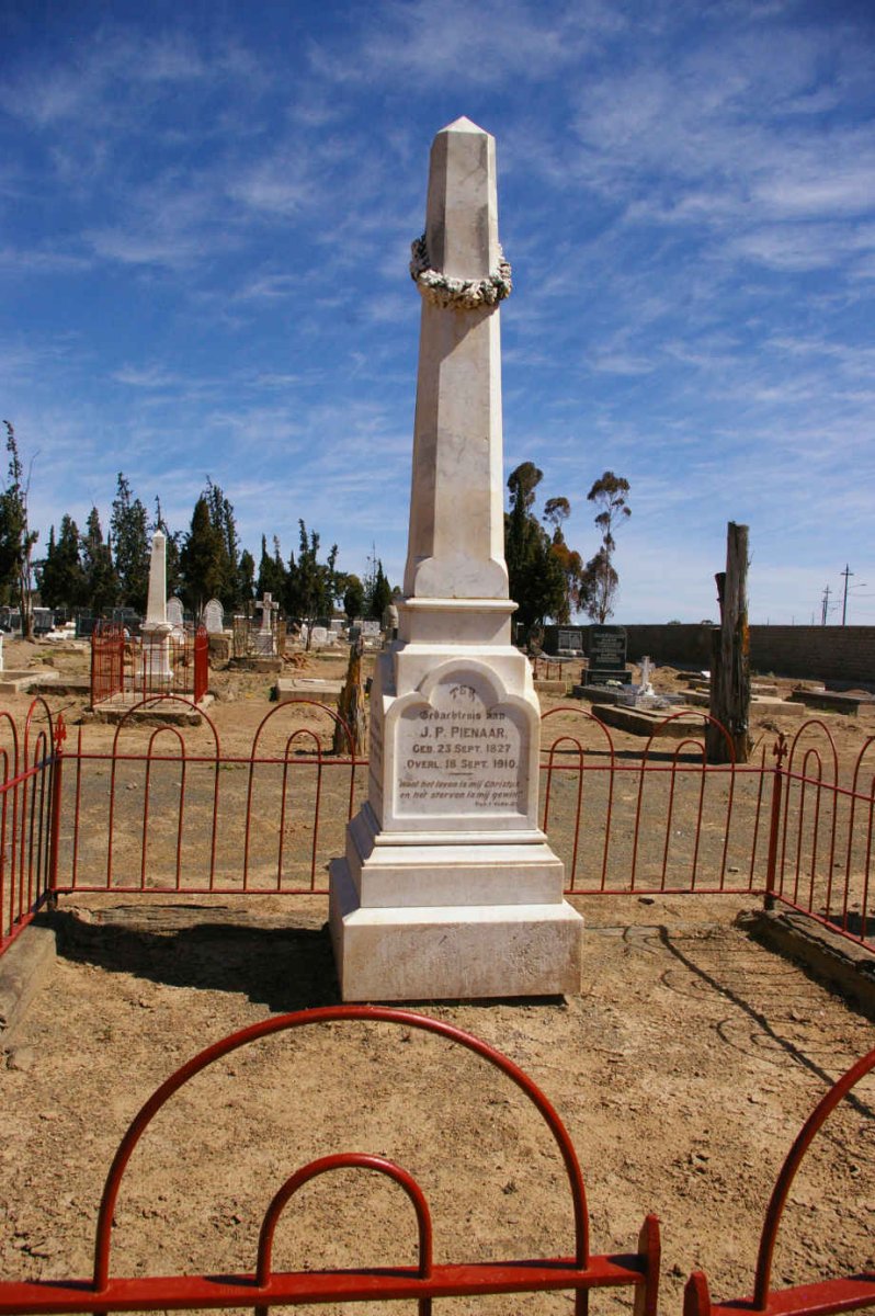 PIENAAR J.P. 1827-1910 &amp; A.S. JOUBERT 1834-1880