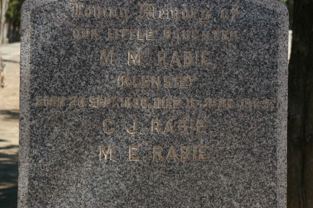 RABIE M.M. 1890-1895