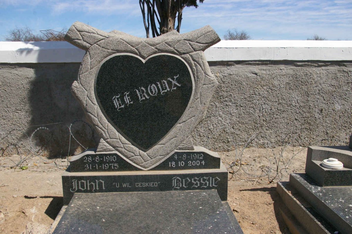 ROUX John, le 1910-1975 &amp; Bessie 1912-2004