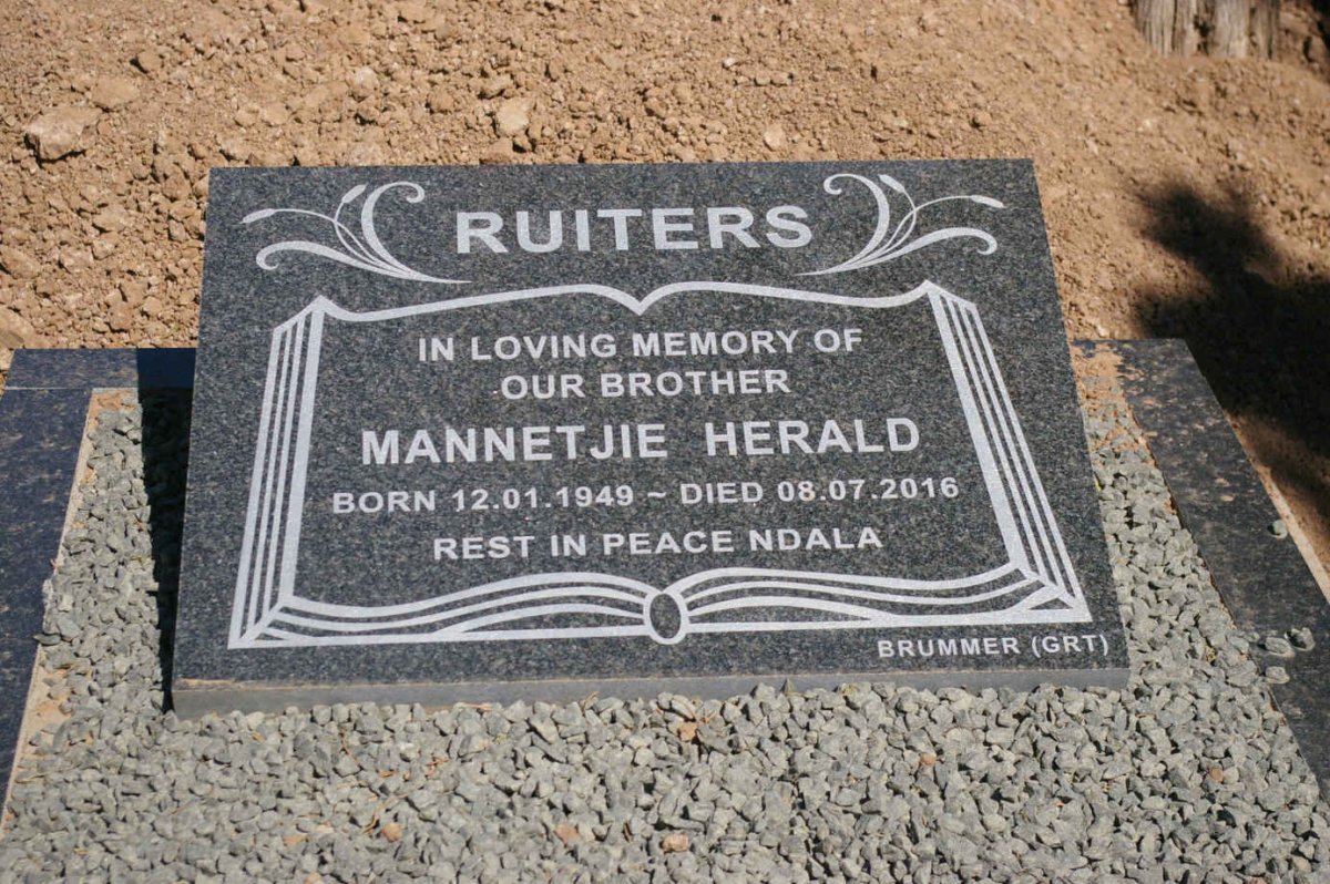 RUITERS Mannetjie Herald 1949-2016
