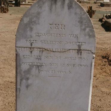 STOLS Gertina Susanna Elizabeth 1885-1890