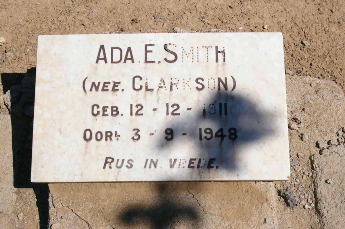 SMITH Ada E. nee CLARKSON 1911-1948