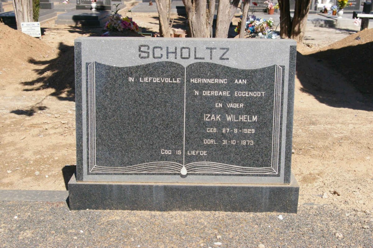 SCHOLTZ Izak Wilhelm 1929-1973