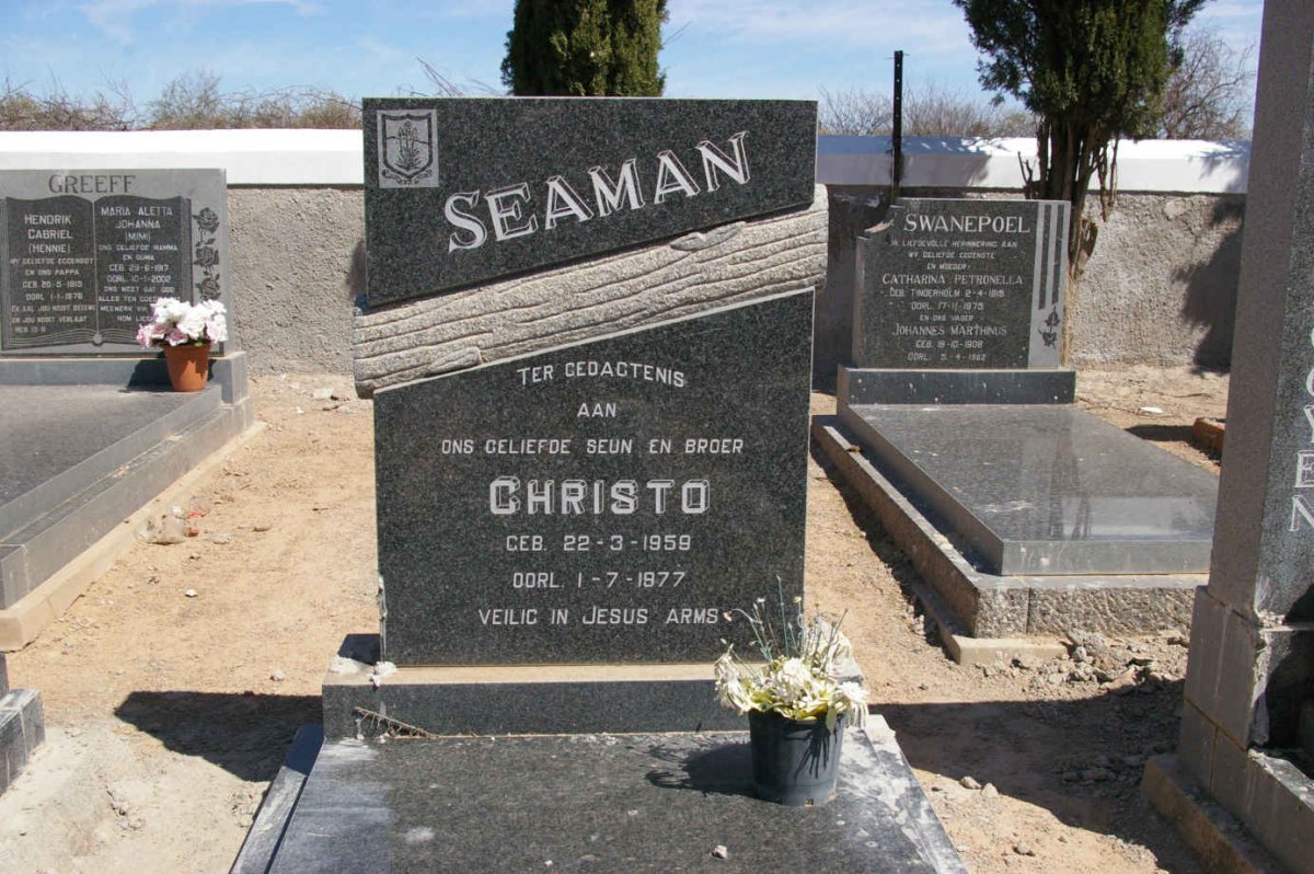 SEAMAN Christo 1959-1977