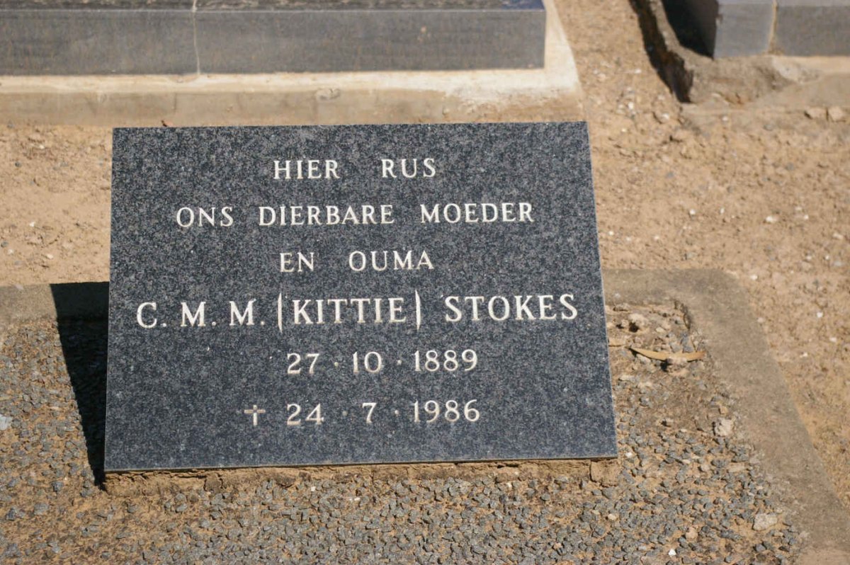 STOKES C.M.M. 1889-1986