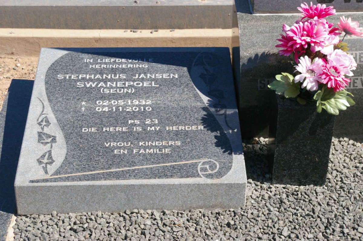 SWANEPOEL Stephanus Jansen 1932-2010