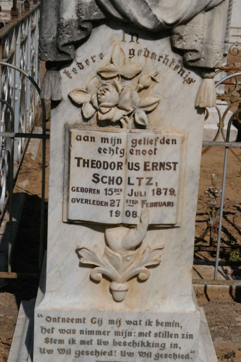SCHOLTZ Theodorus Ernst 1879-1908