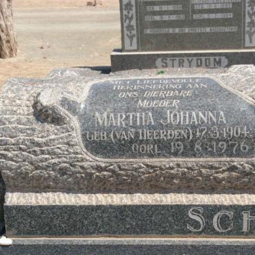 SCHOLTZ Theodorus Ernst 1903-1961 &amp; Martha Johanna VAN HEERDEN 1904-1976