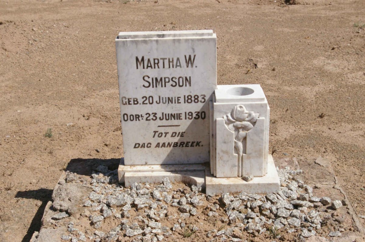 SIMPSON Martha W. 1883-1930