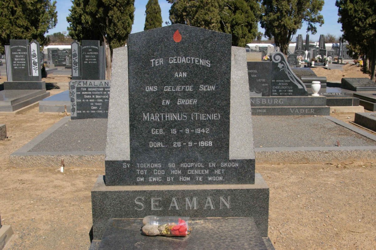 SEAMAN Marthinus 1942-1968