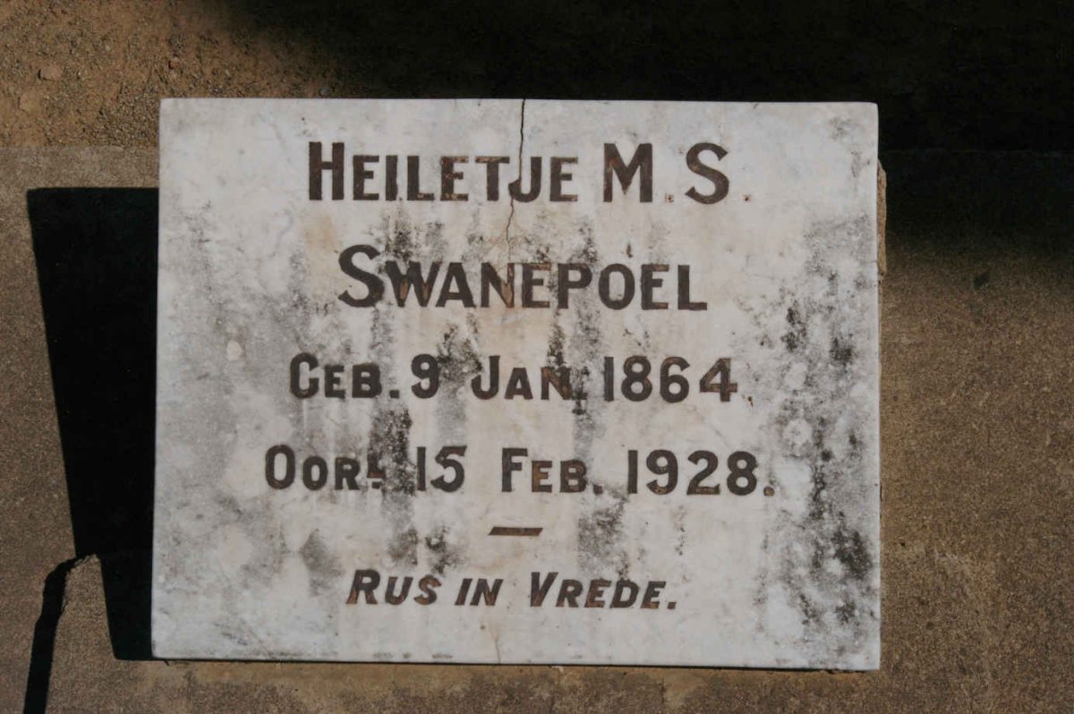 SWANEPOEL Heiletje M.S. 1864-1928