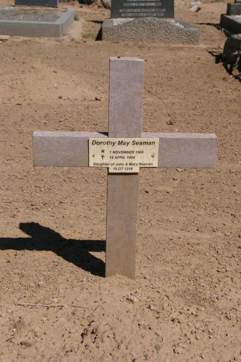 SEAMAN Dorothy May 1900-1904