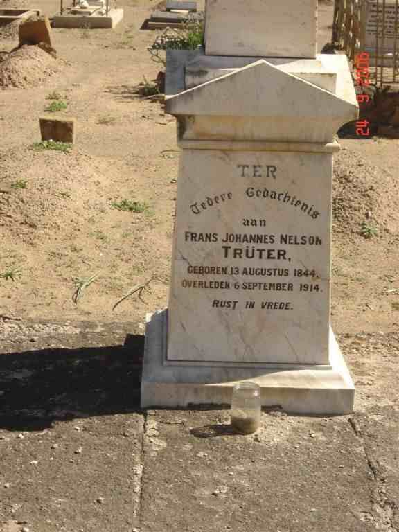 TRUTER Frans Johannes Nelson 1844-1914