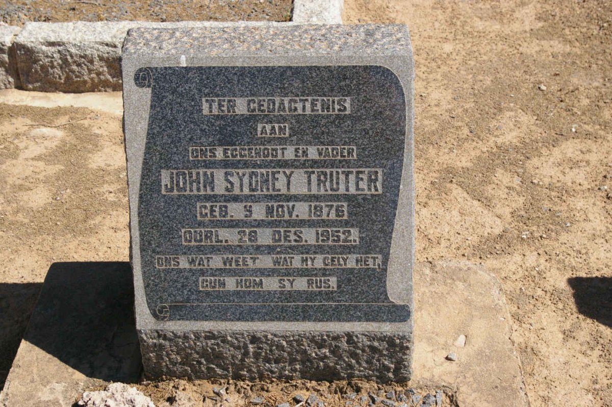 TRUTER John Sydney 1876-1952