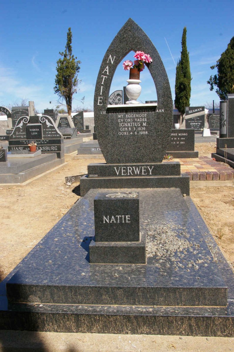 VERWEY Ignatius M. 1936-1988