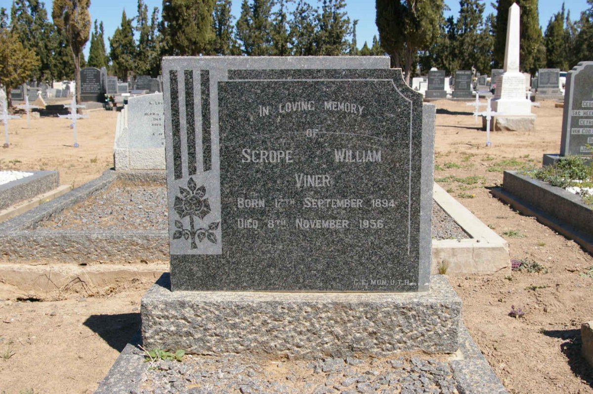 VINER Scrope William 1894-1956
