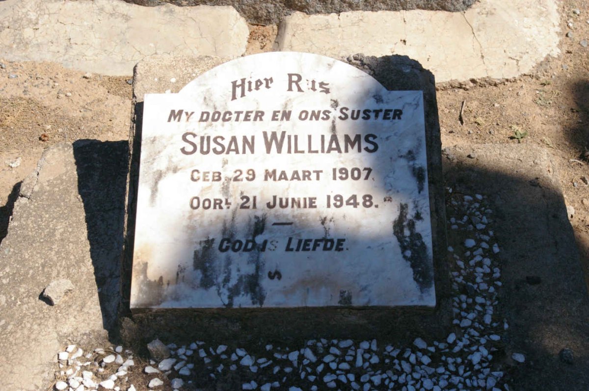 WILLIAMS Susan 1907-1948