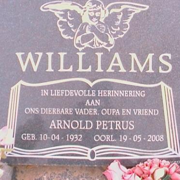 WILLIAMS Arnold Petrus 1932-2008